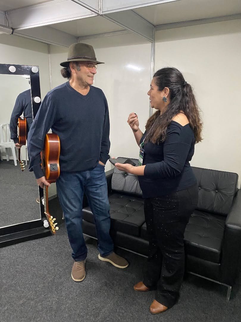 Elis com Almir Sater